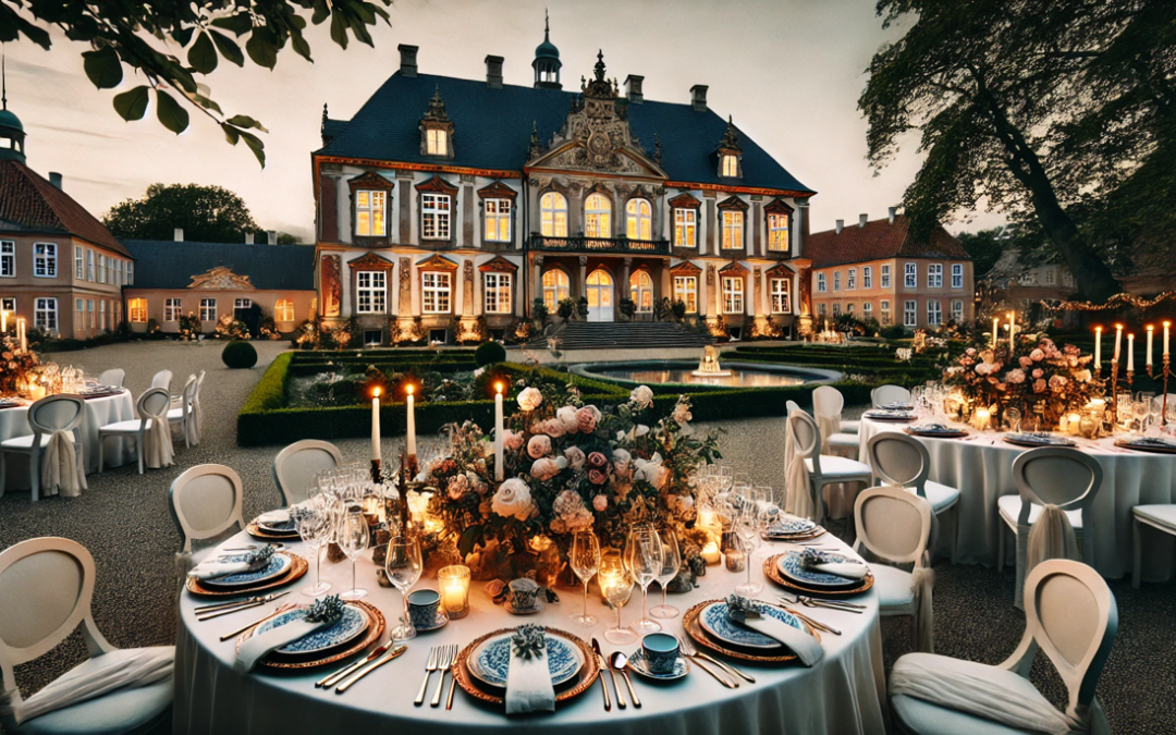 Gram Slot – Et Eventyrligt Bryllup i Historiske Rammer
